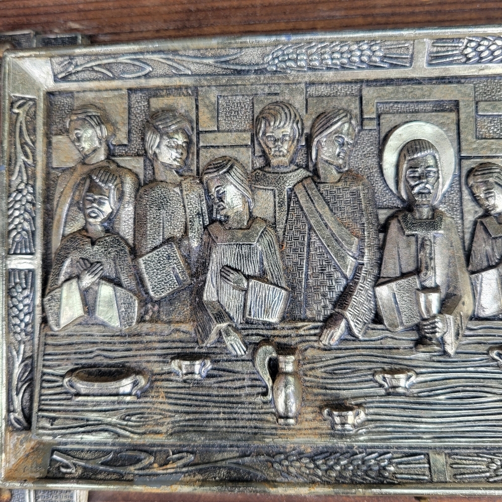 THE LAST SUPPER. LA ULTIMA CENA DE JESUS Vintage WALL ART 3D. - Picture 2 of 4